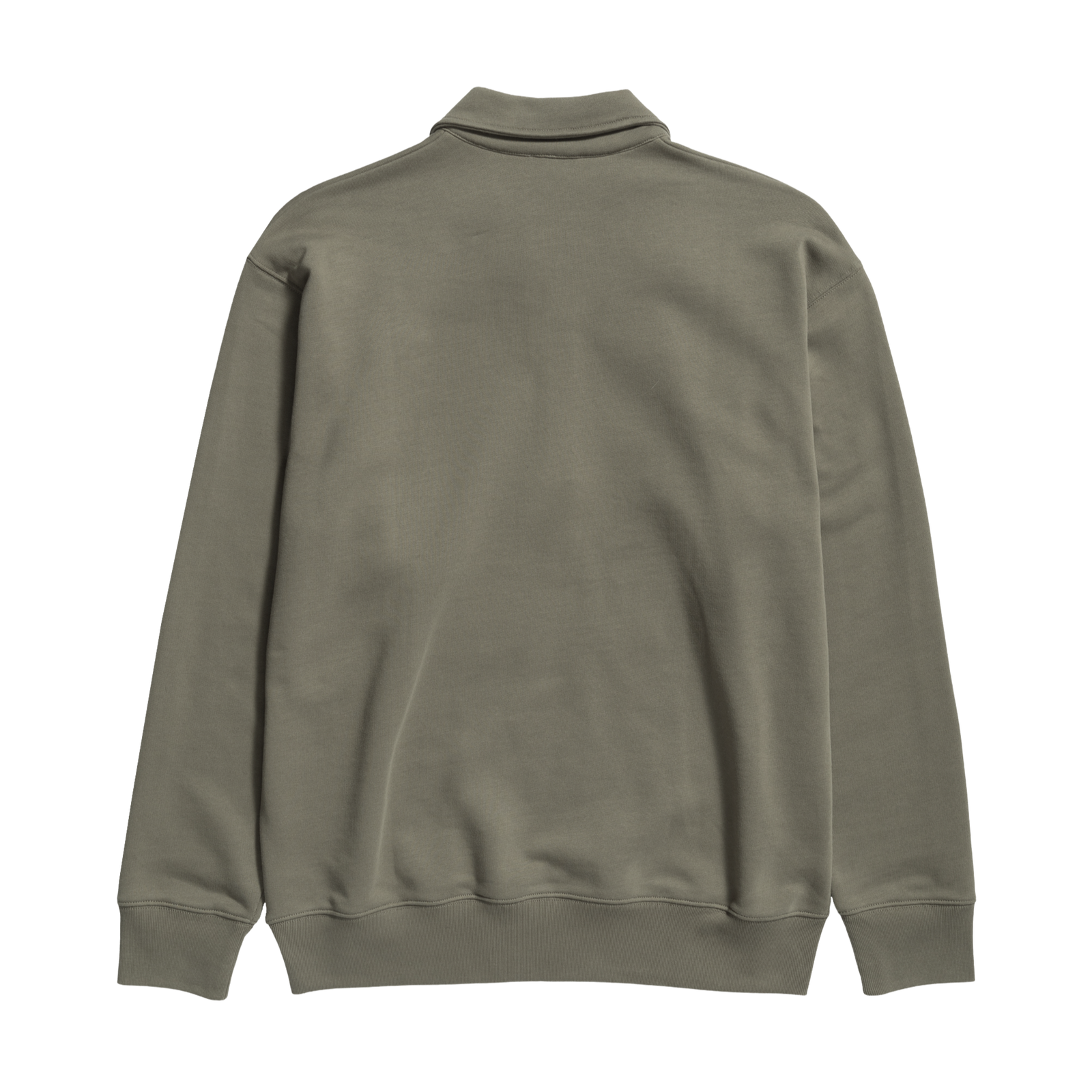 Norse Projects Ketel Norse Logo Half Zip - Sediment Green