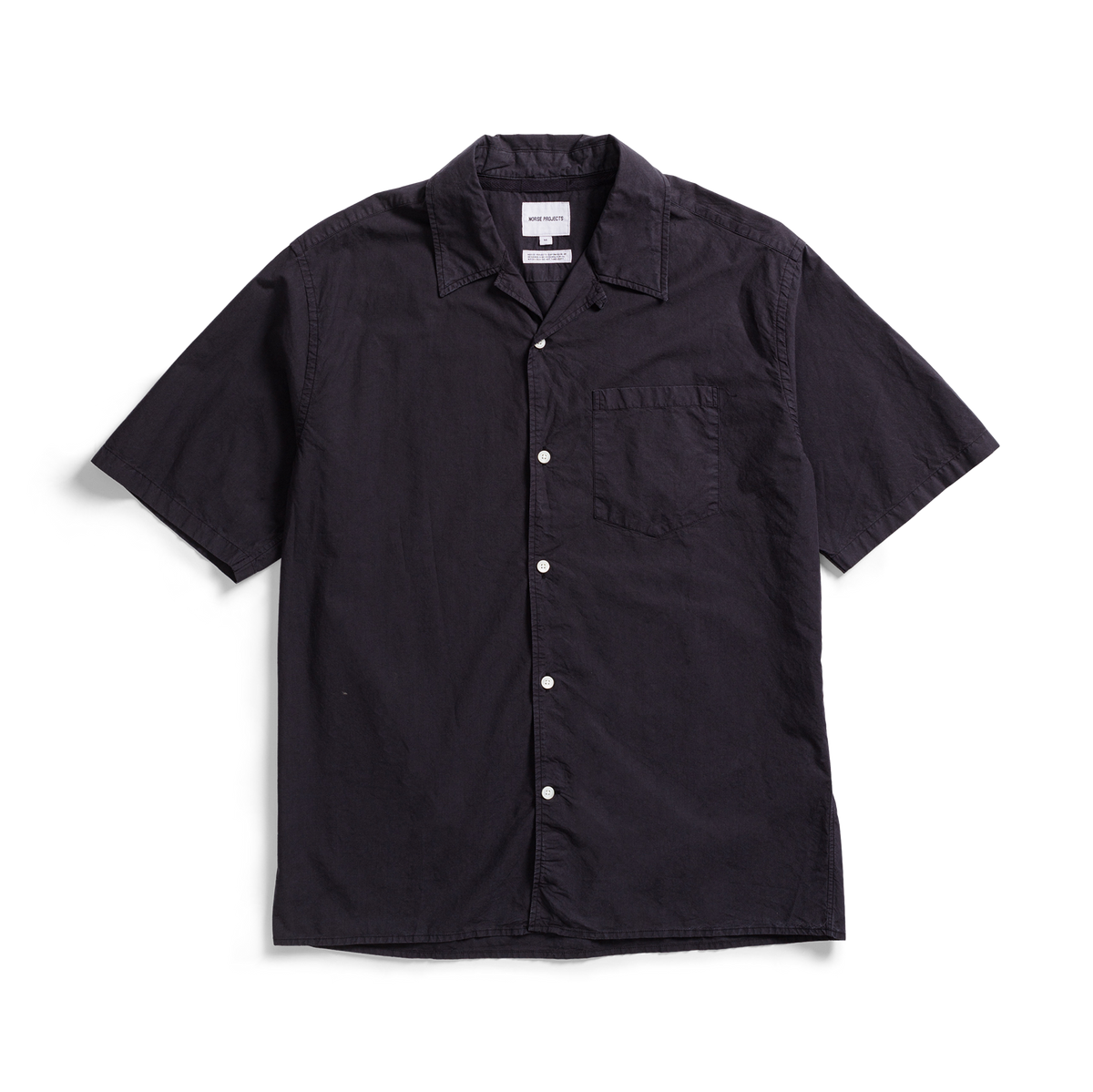 Norse Projects Carsten Tencel Shirt - Dark Navy
