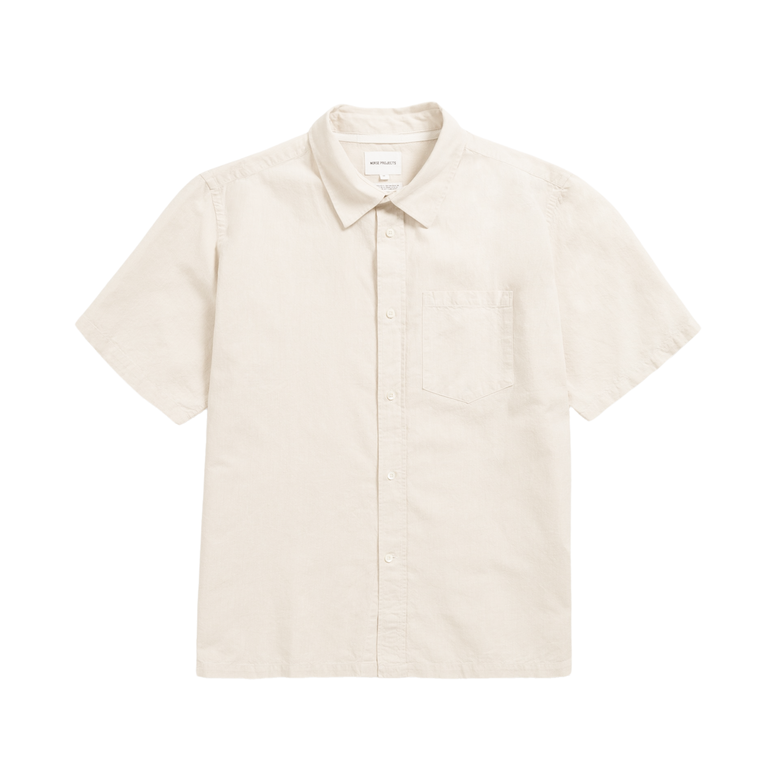 Norse Projects Ivan Linen Shirt - Ecru