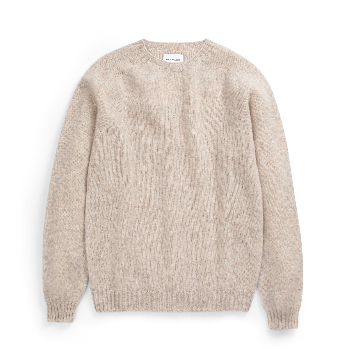 Norse Projects Birnir Lambswool Knit - Oatmeal
