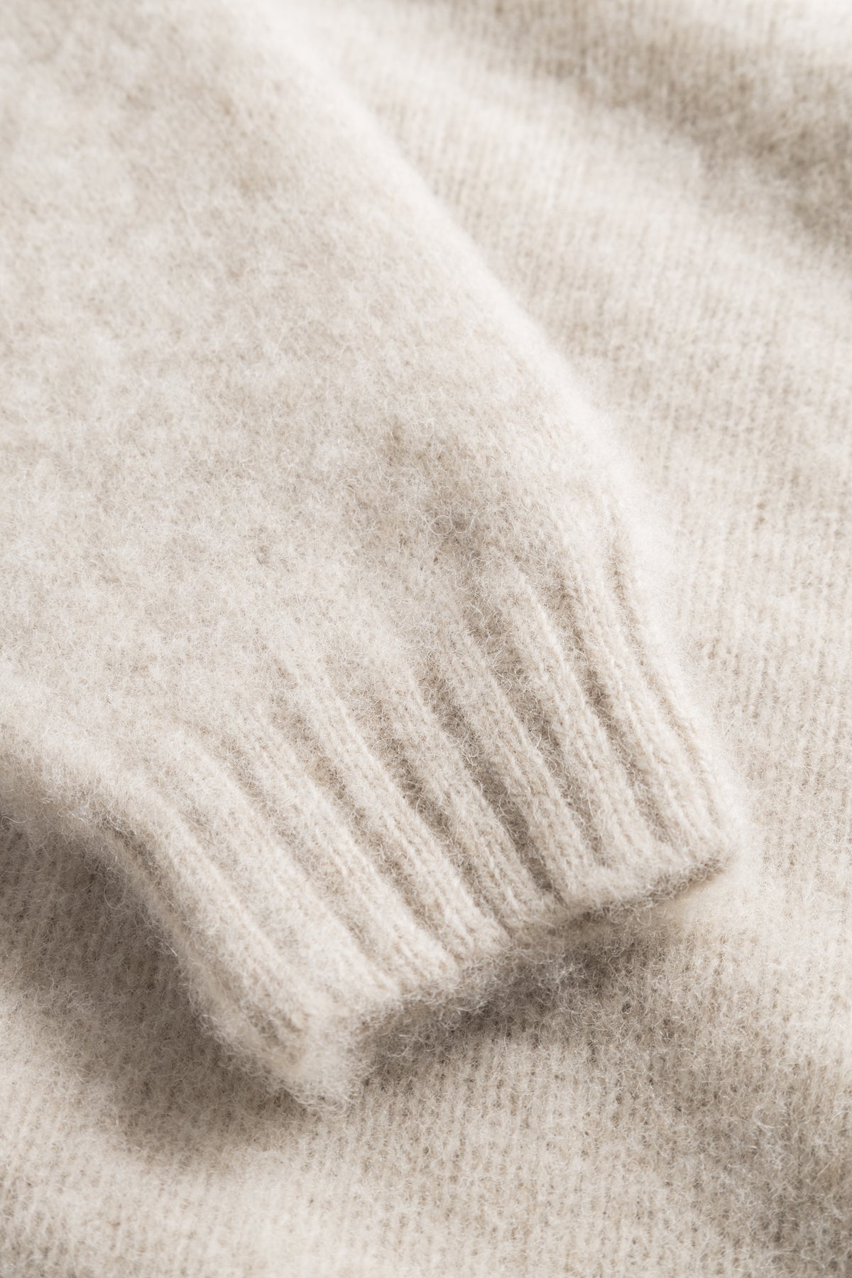 Norse Projects Birnir Lambswool Knit - Oatmeal