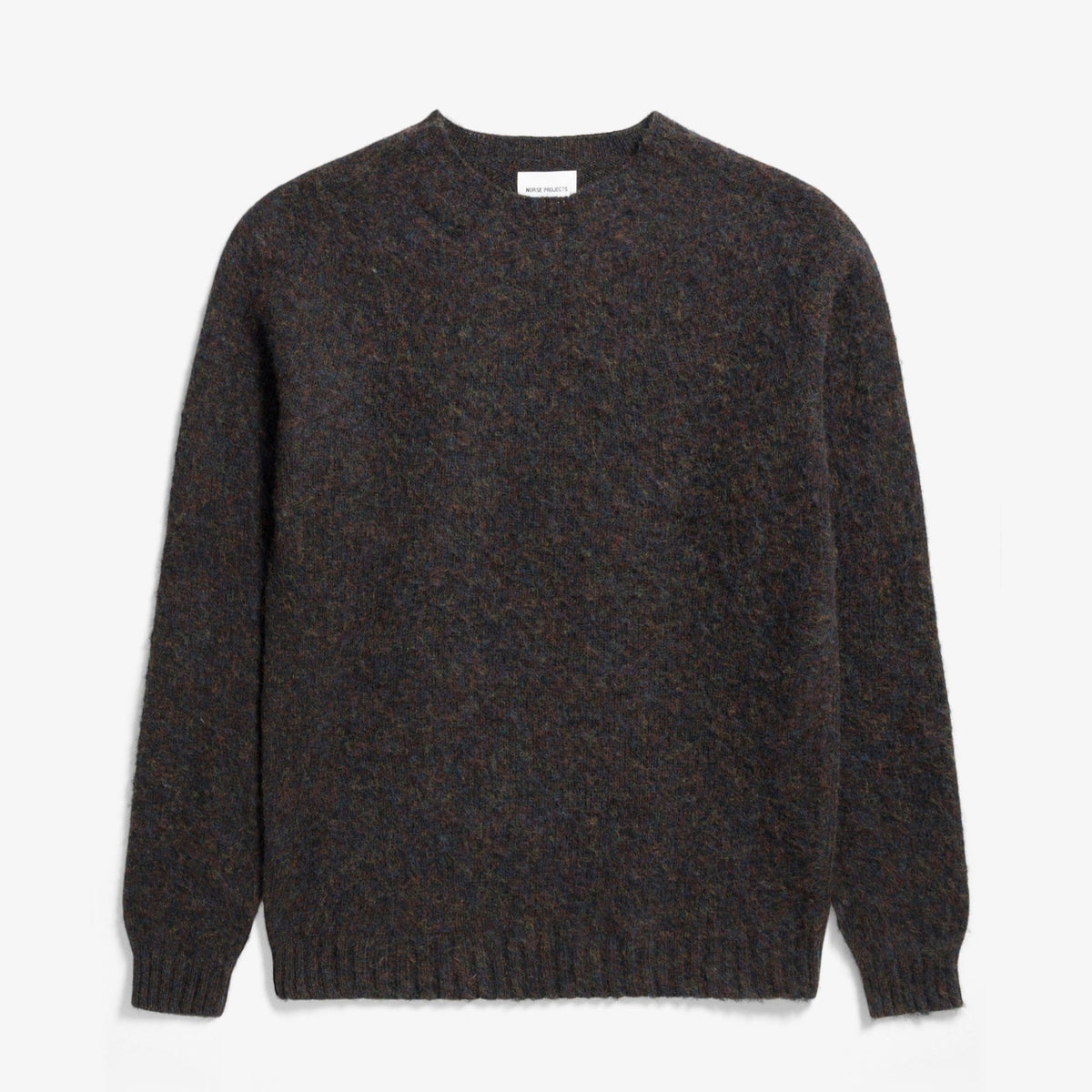 Norse Projects Birnir Lambswool Knit - Black Multi