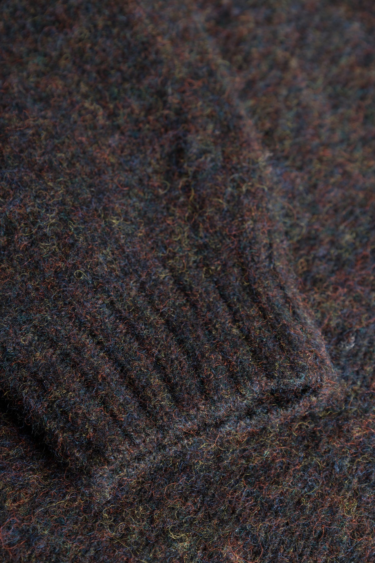 Norse Projects Birnir Lambswool Knit - Black Multi