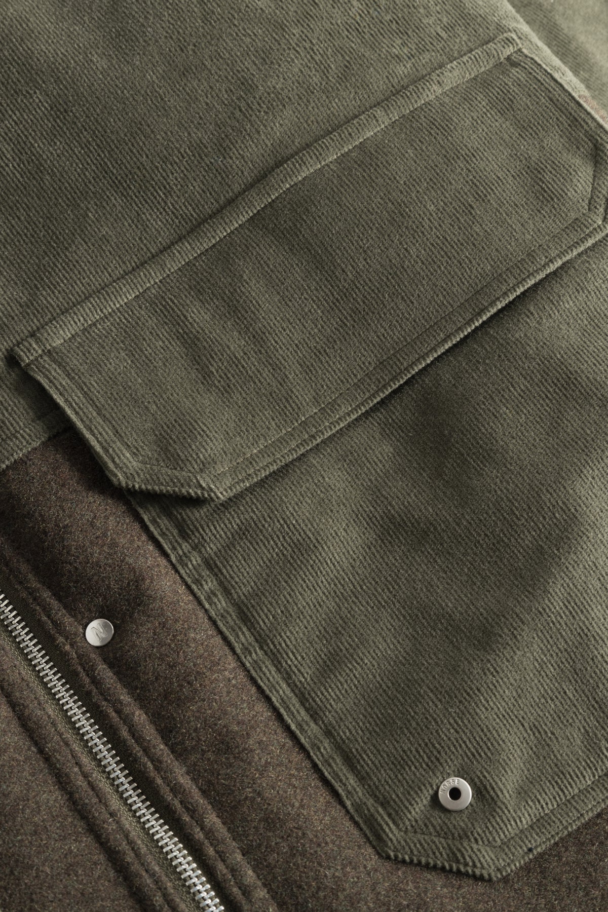 NP Hakon Solotex Cord Jacket - Ivy Green
