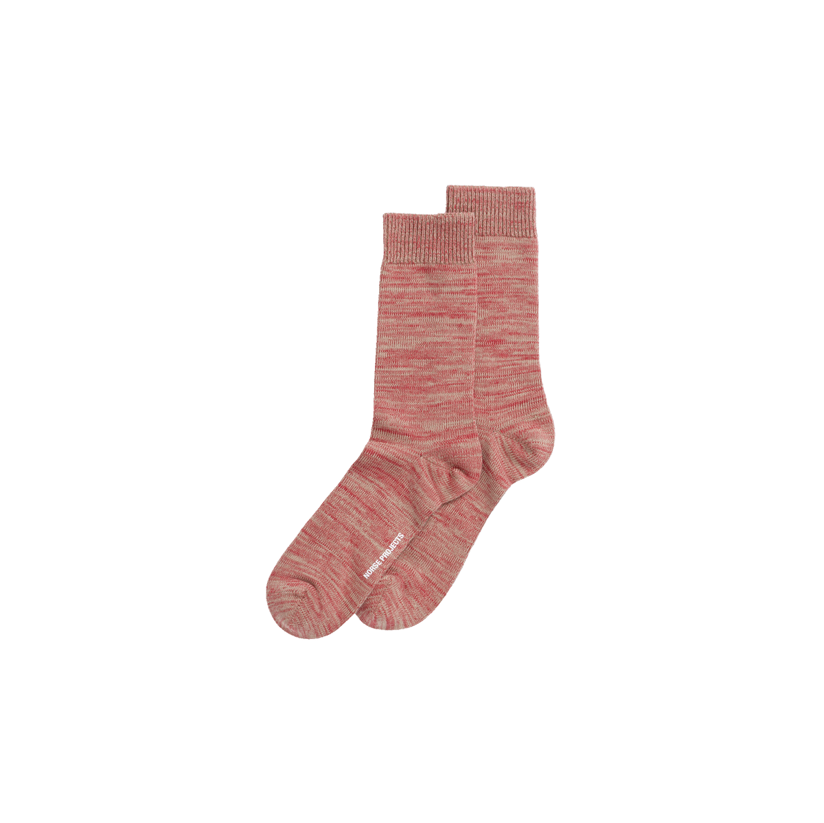 Norse Projects Bjarki Twist Sock - Red Clay