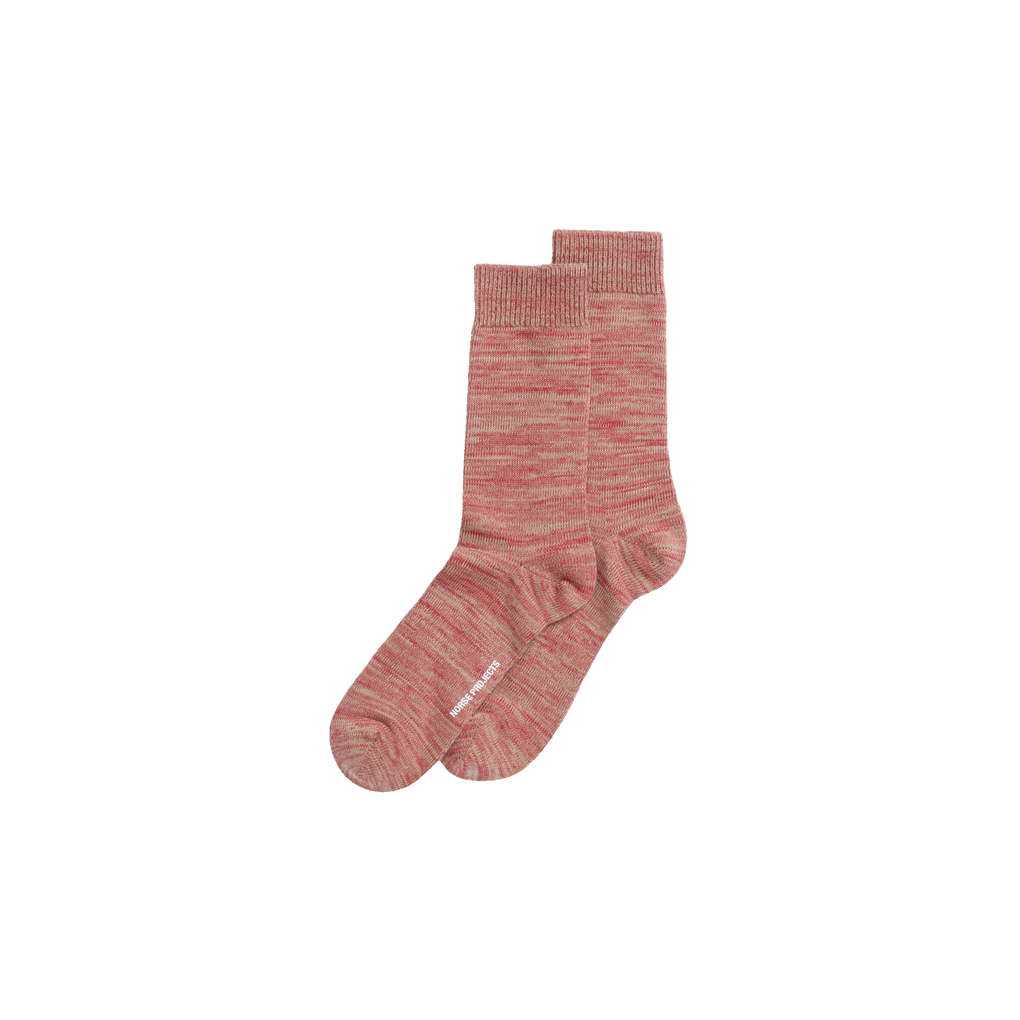 Norse Projects Bjarki Twist Sock - Red Clay
