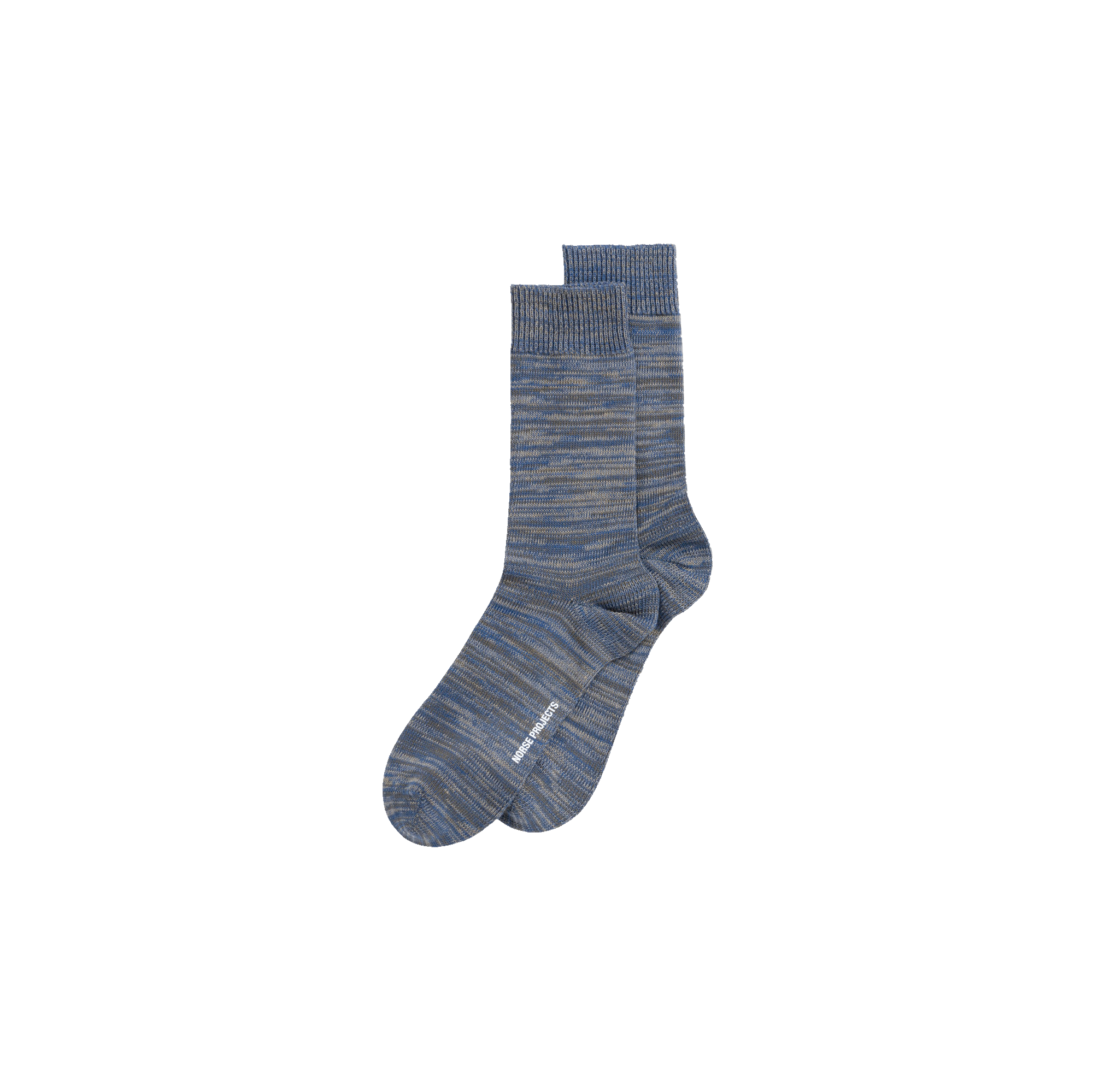 Norse Projects Bjarki Twist Sock - Fog Blue