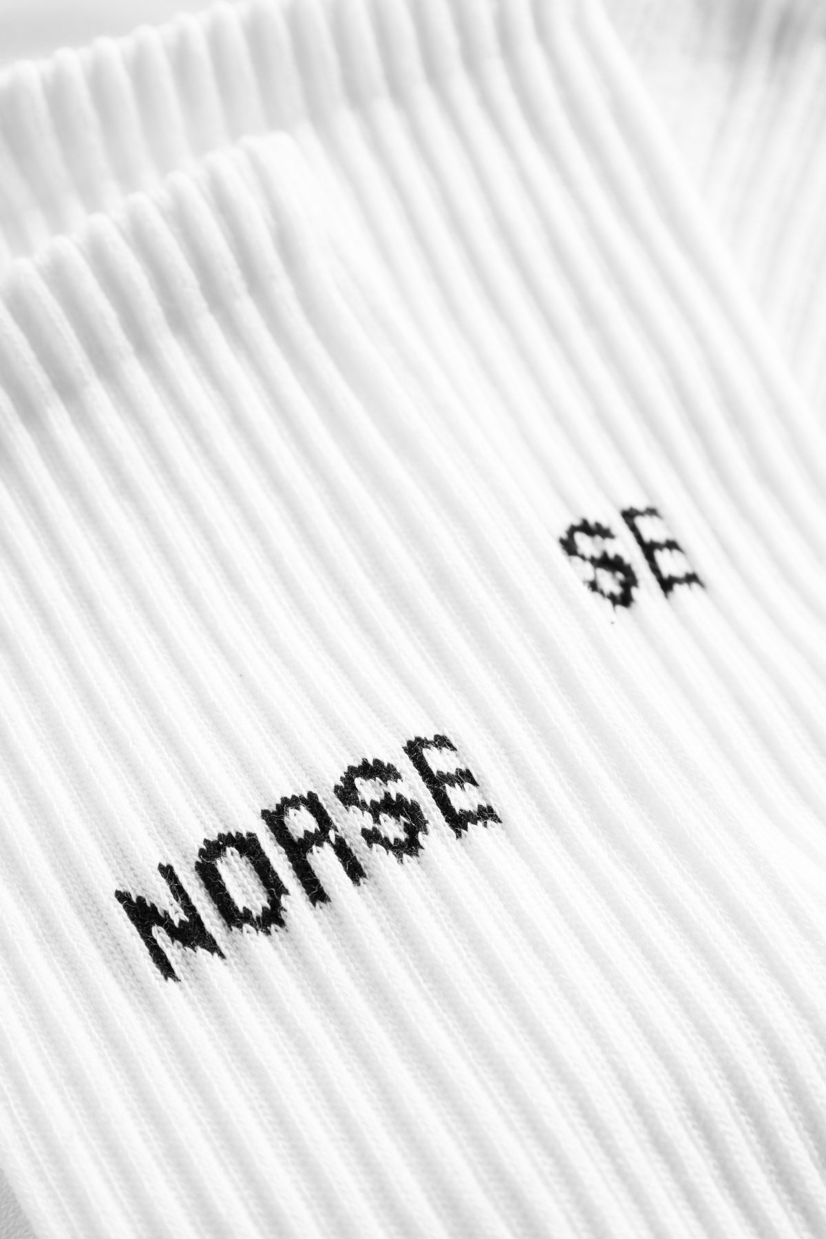 Norse Projects Bjarki Logo Sport Sock - White