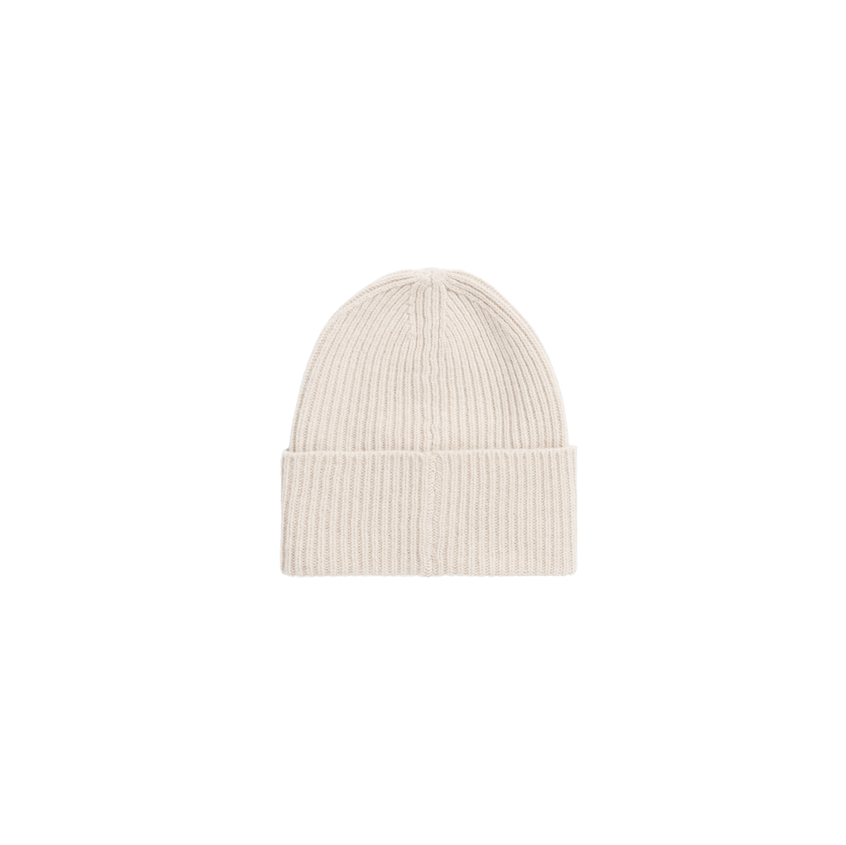 Norse Projects Merino Lambswool N Logo Beanie - Oatmeal