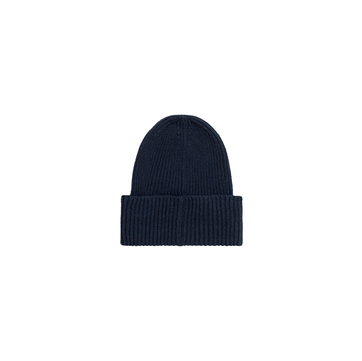 Norse Projects Merino Lambswool N Logo Beanie - Dark Navy