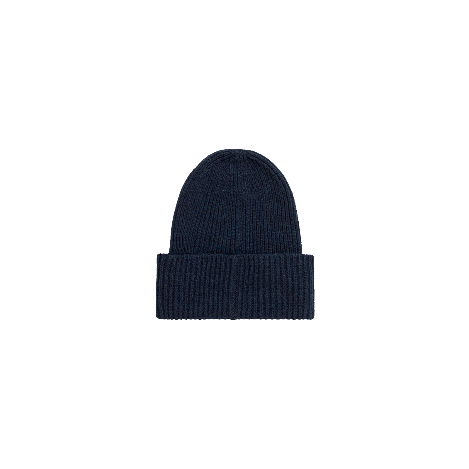 Norse Projects Merino Lambswool N Logo Beanie - Dark Navy