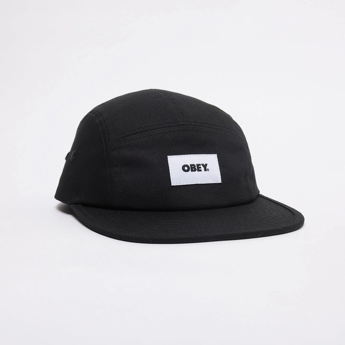Obey Bold Label Organic 6 Panel - Black