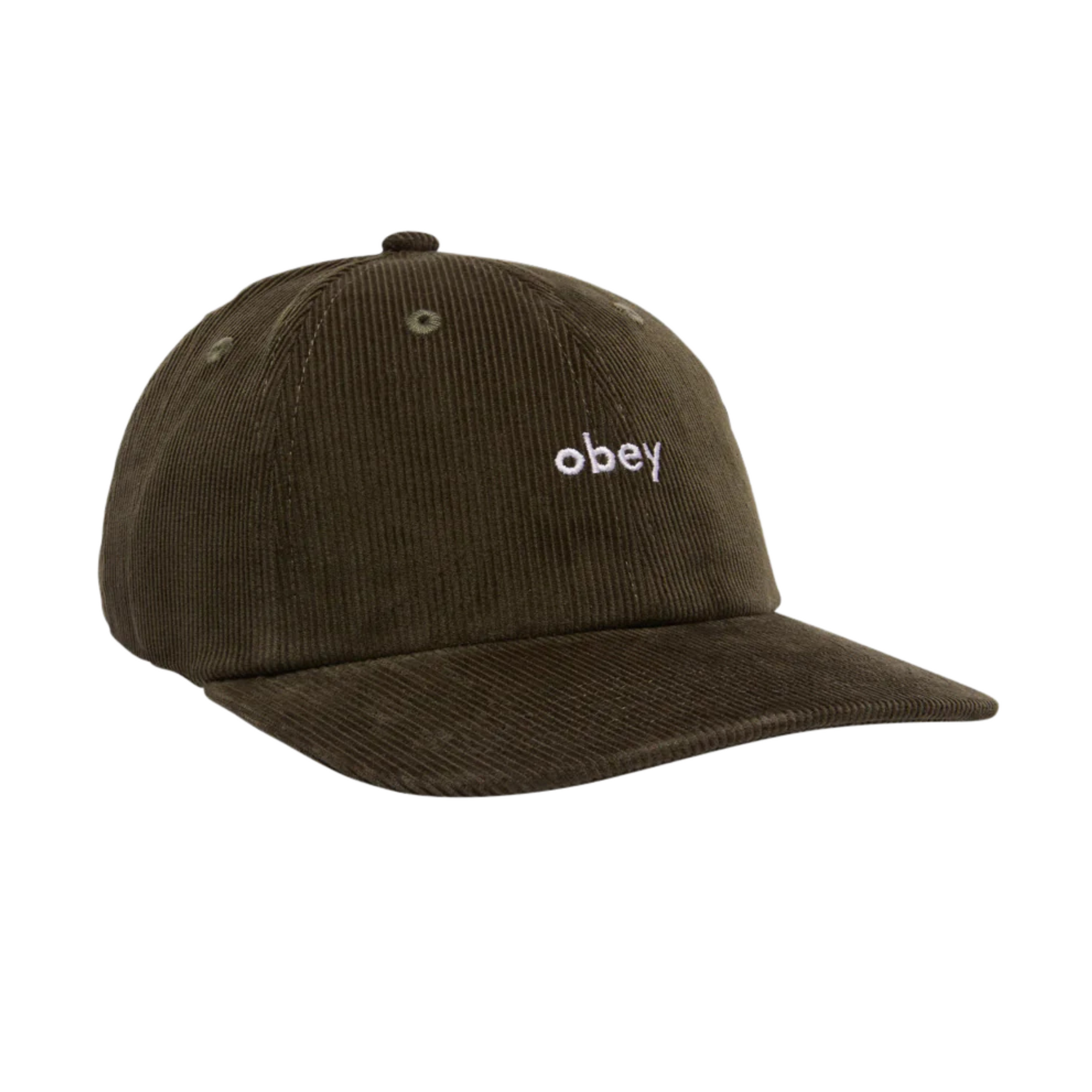 Obey Lowercase Cord 6 Panel - Kombu Green
