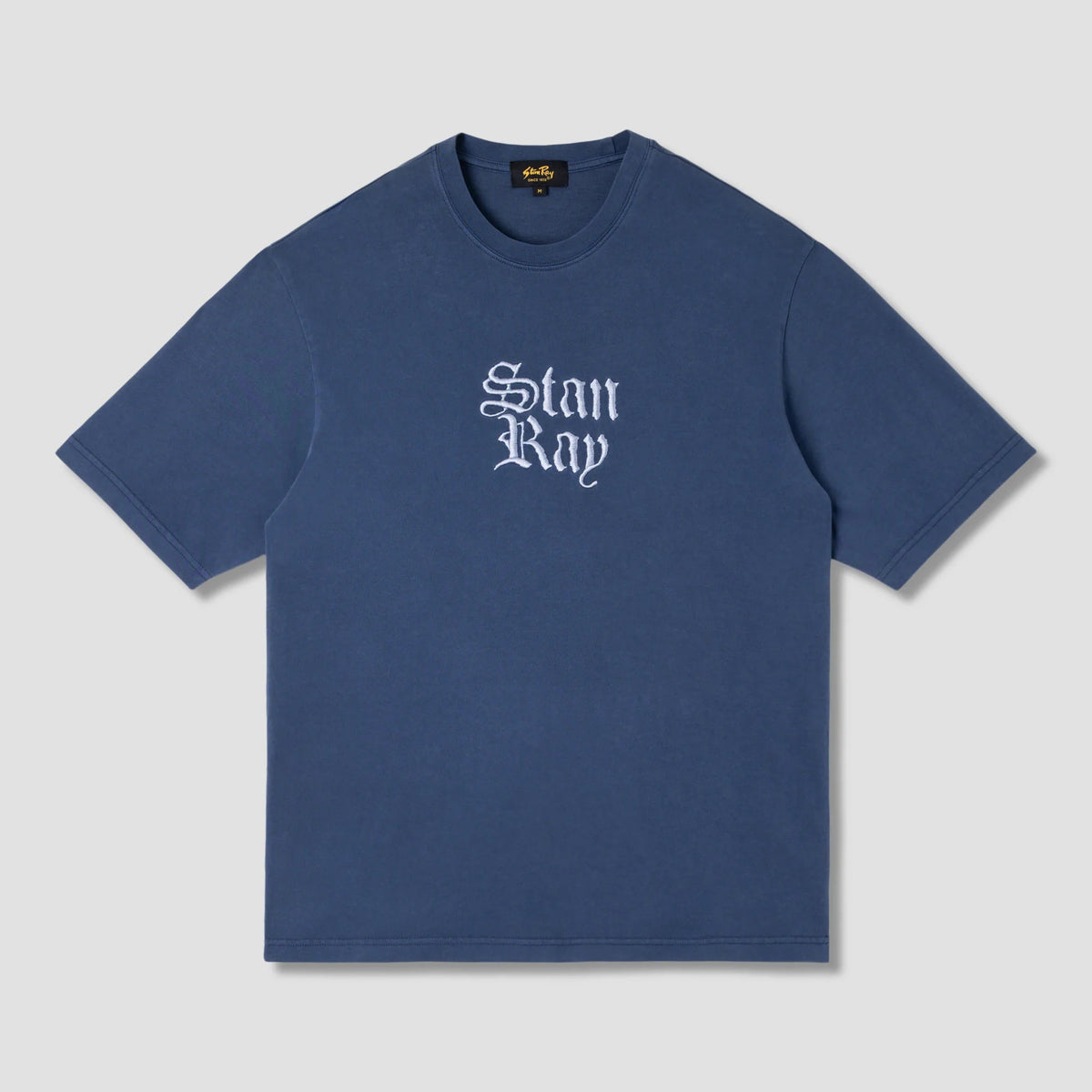 Stan Ray Olde Script T-Shirt - Washed Navy