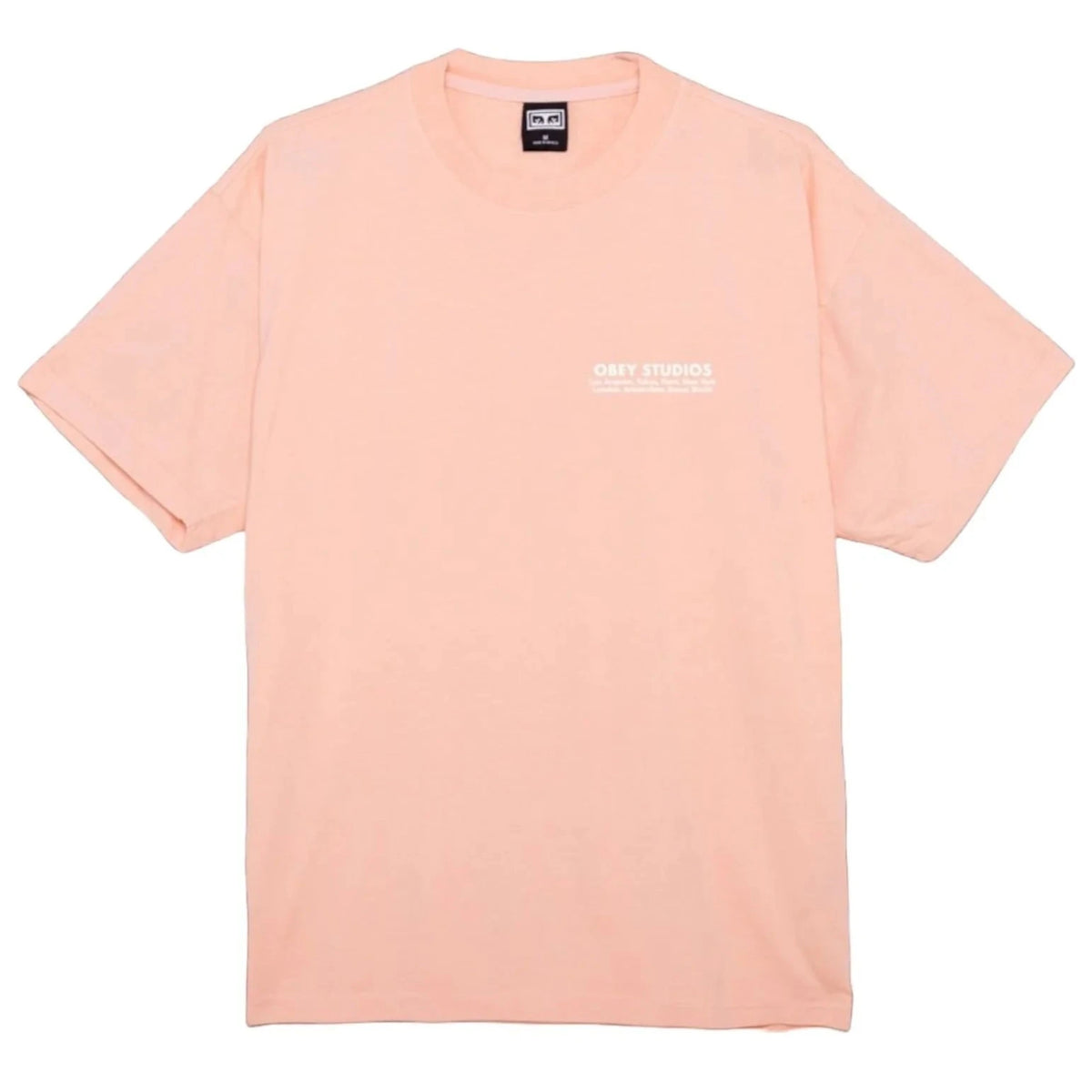 Obey Studios Eye T-Shirt - Peach Parfait