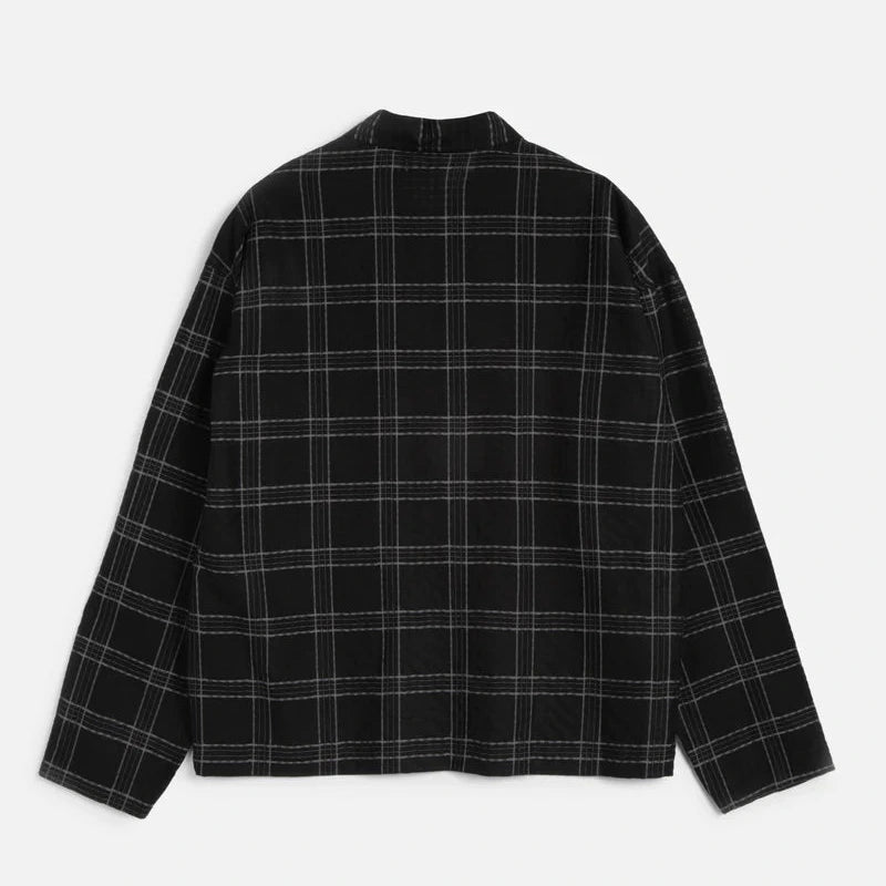 YMC PJ Overshirt - Black / Grey