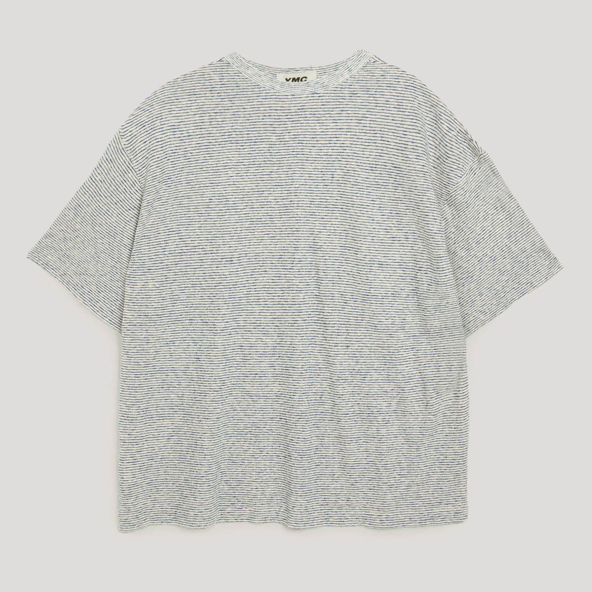 YMC Triple Stripe T-Shirt - Ecru Stripe