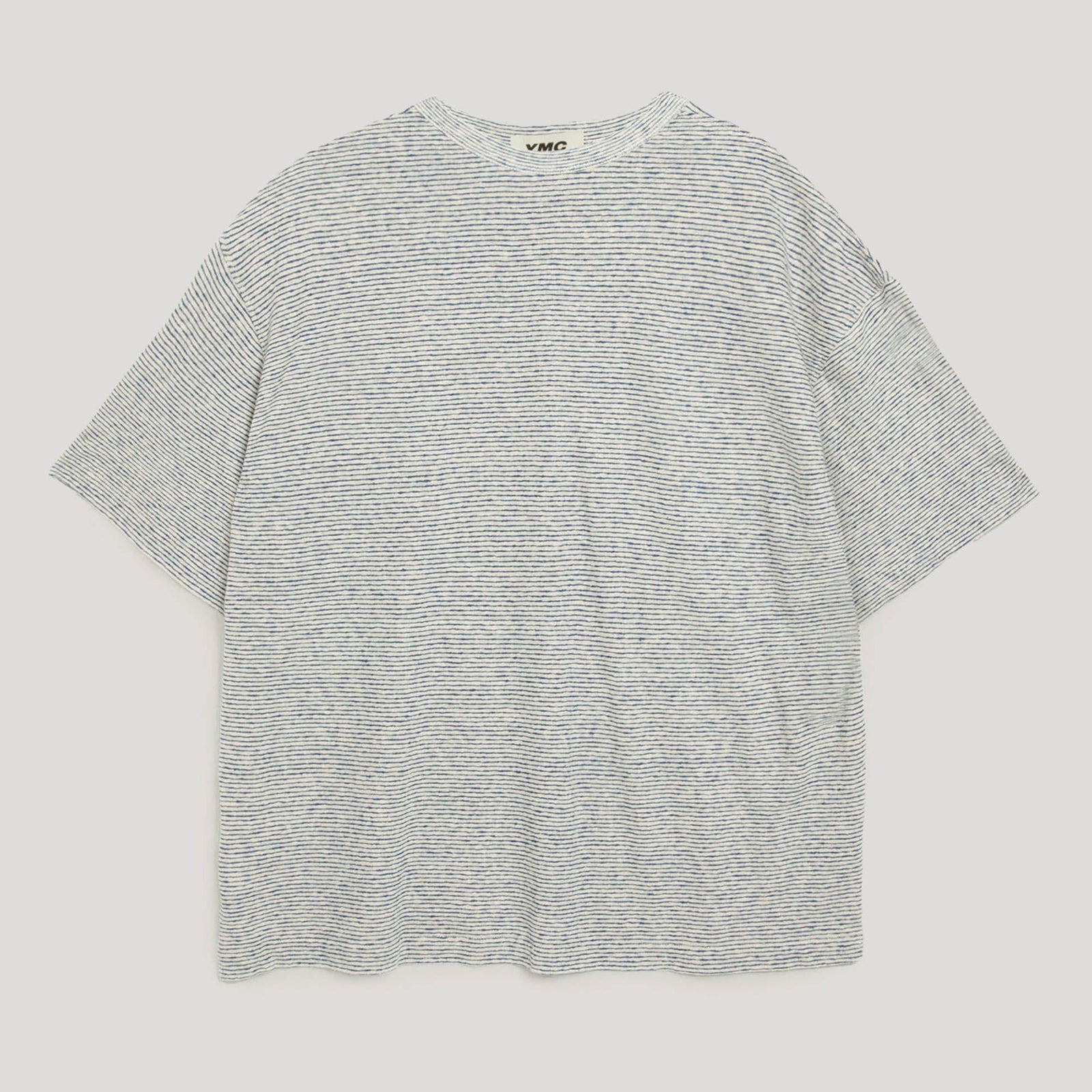 YMC Triple Stripe T-Shirt - Ecru Stripe