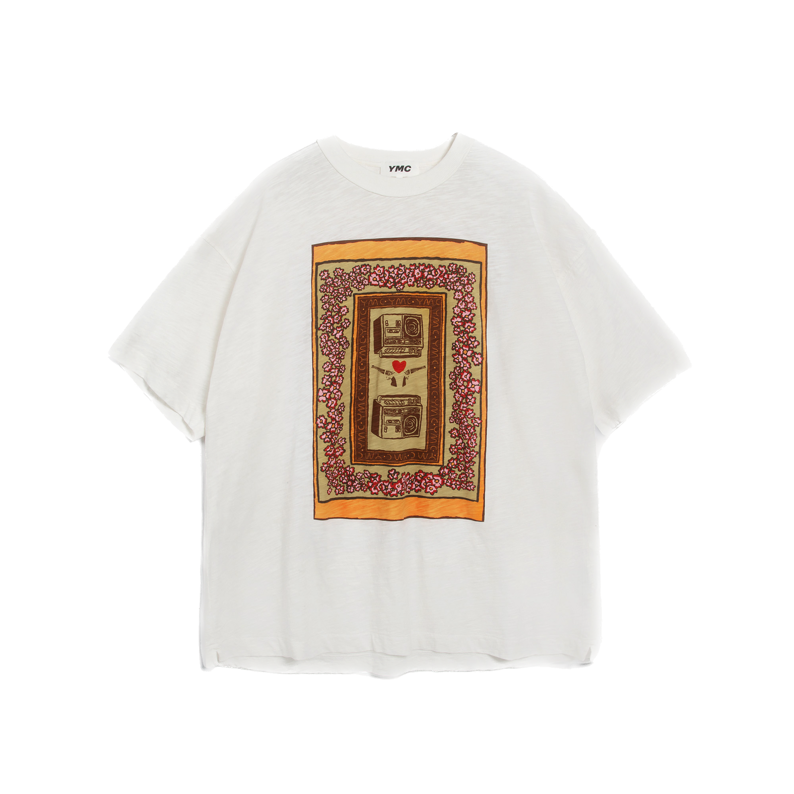 YMC Triple Bandana T-Shirt - White