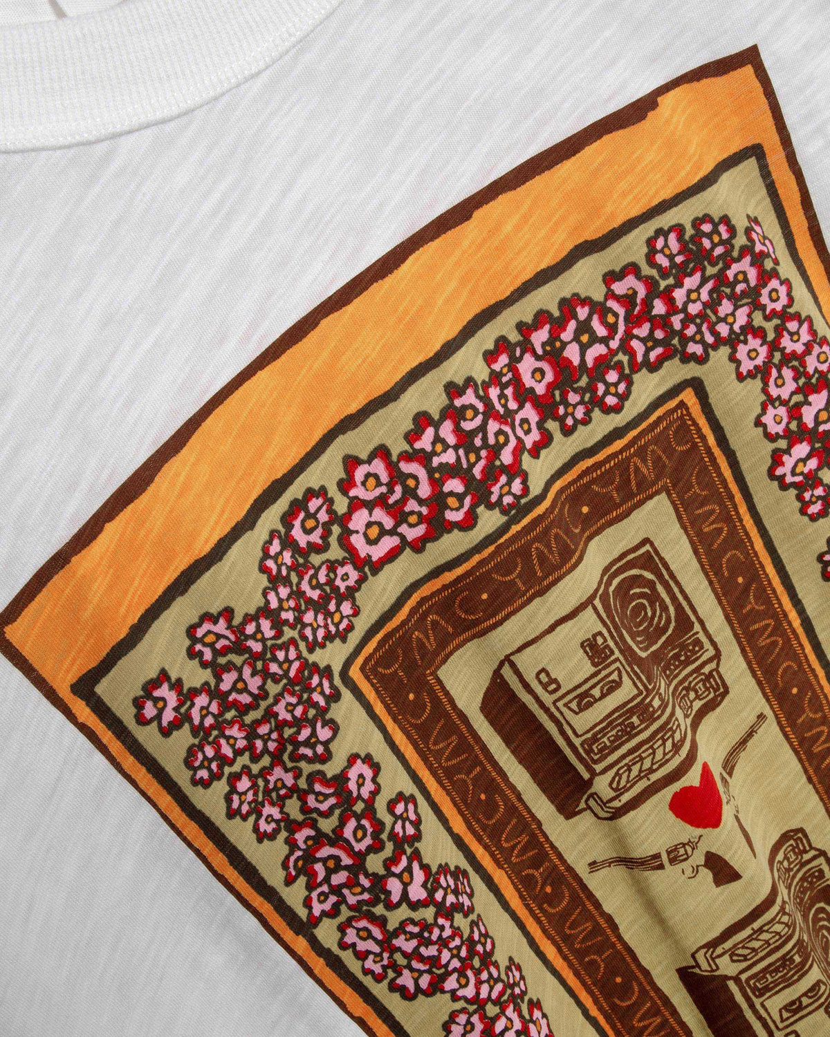 YMC Triple Bandana T-Shirt - White
