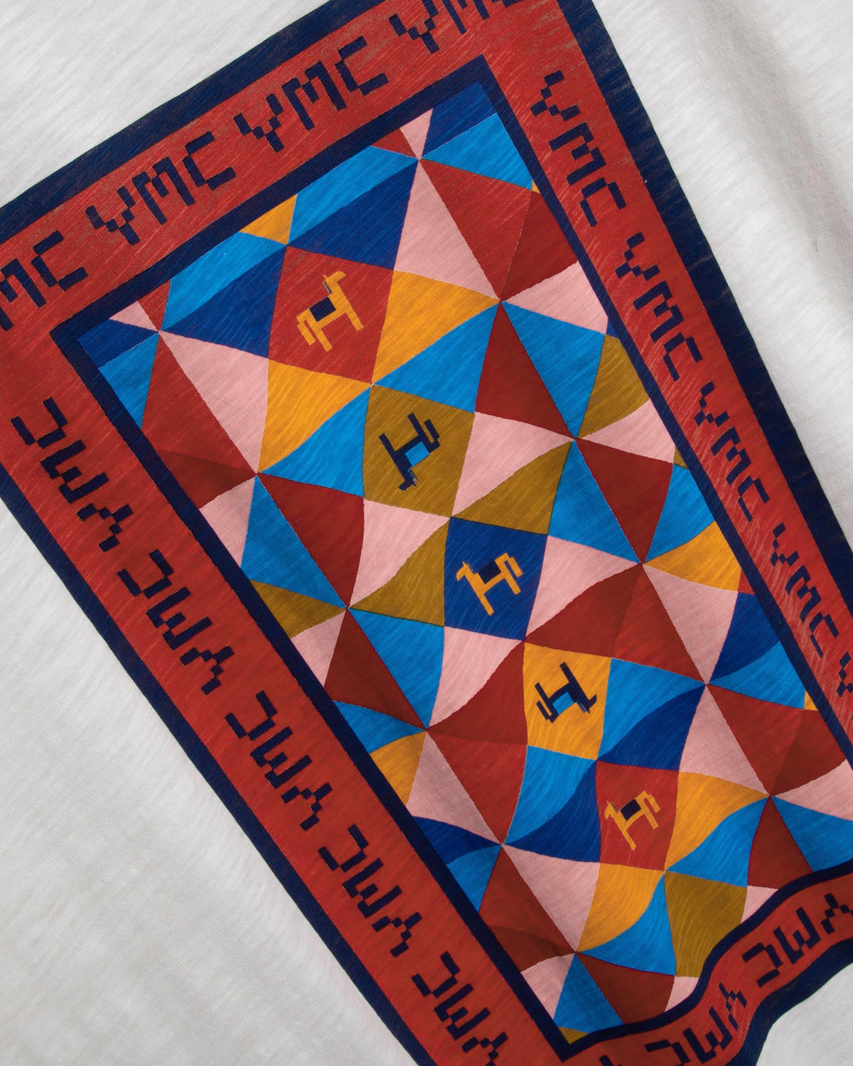 YMC Triple Quilt T-Shirt - White