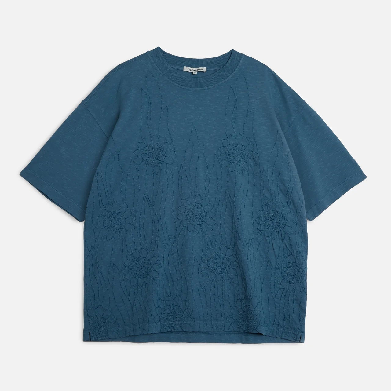 YMC Triple T-Shirt - Sunflower Blue Steel