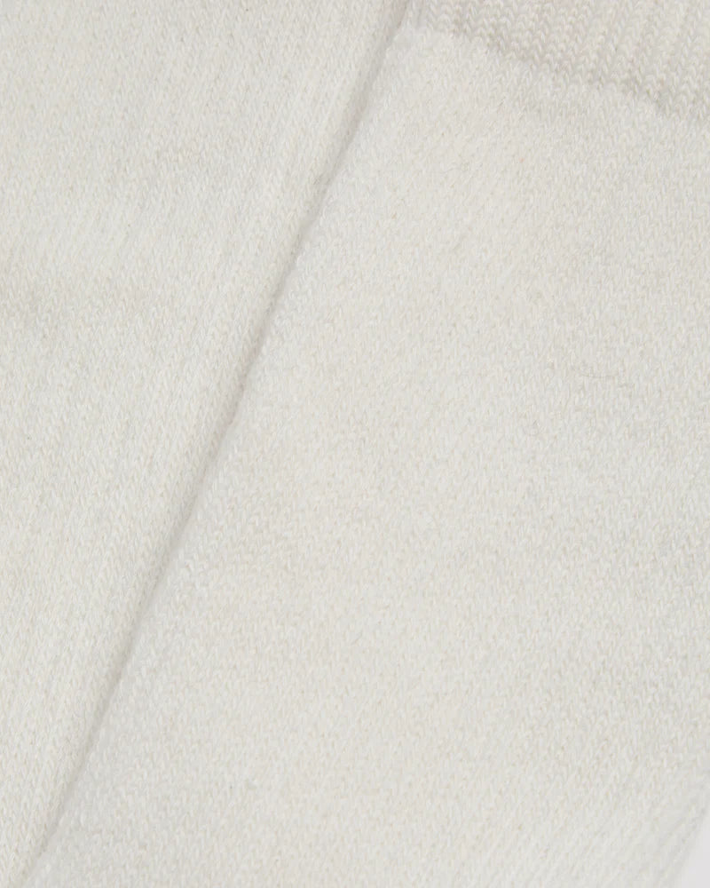 YMC Solid Socks - White