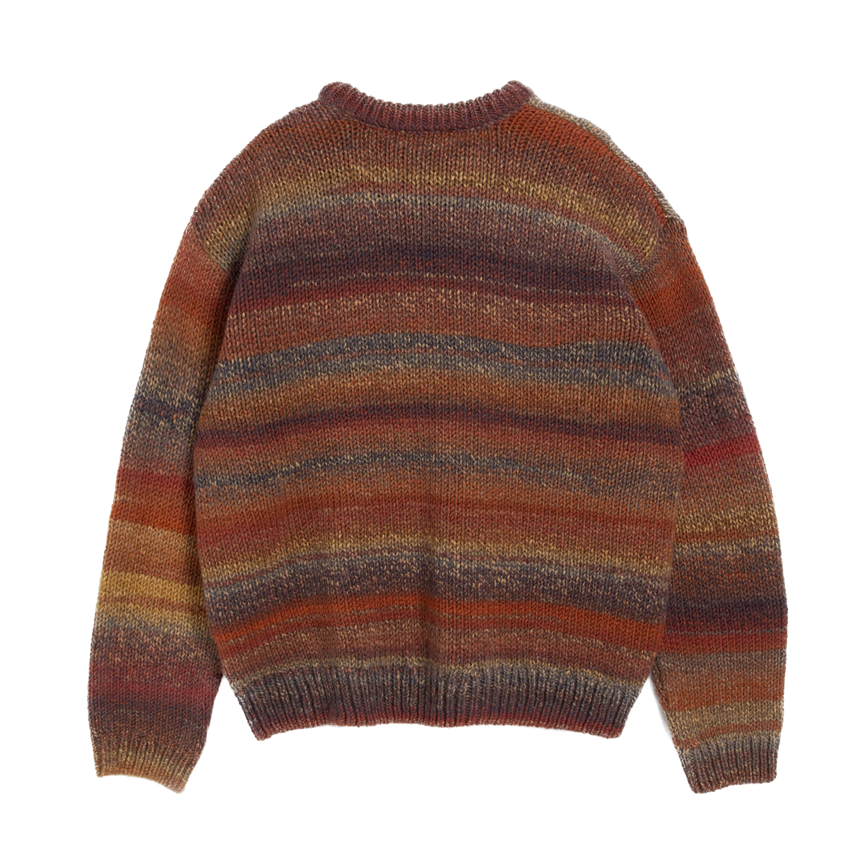 YMC Undertones Boxy Crew Knit - Brown