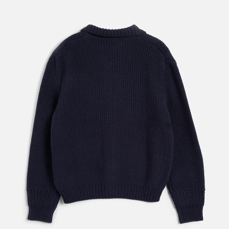 YMC Ratpack Cardigan - Navy