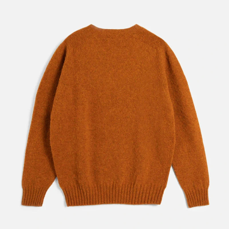 YMC Suedehead Crew Knit - Orange
