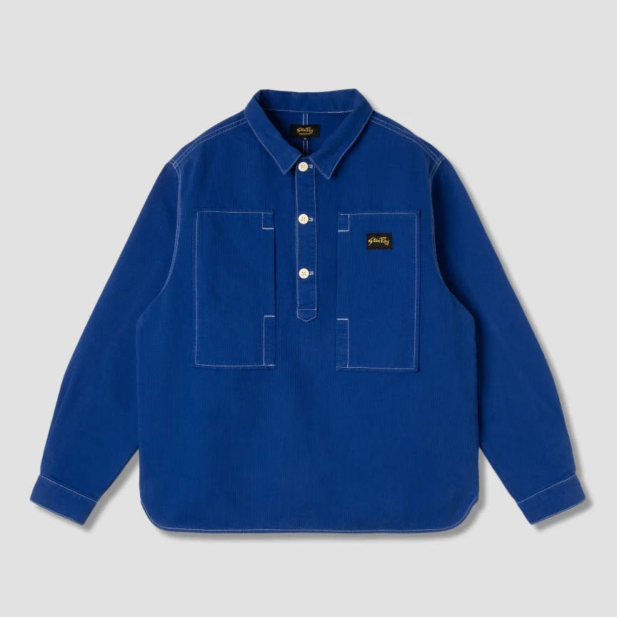 Stan Ray Painters Pop Over Shirt - Indigo Bedford