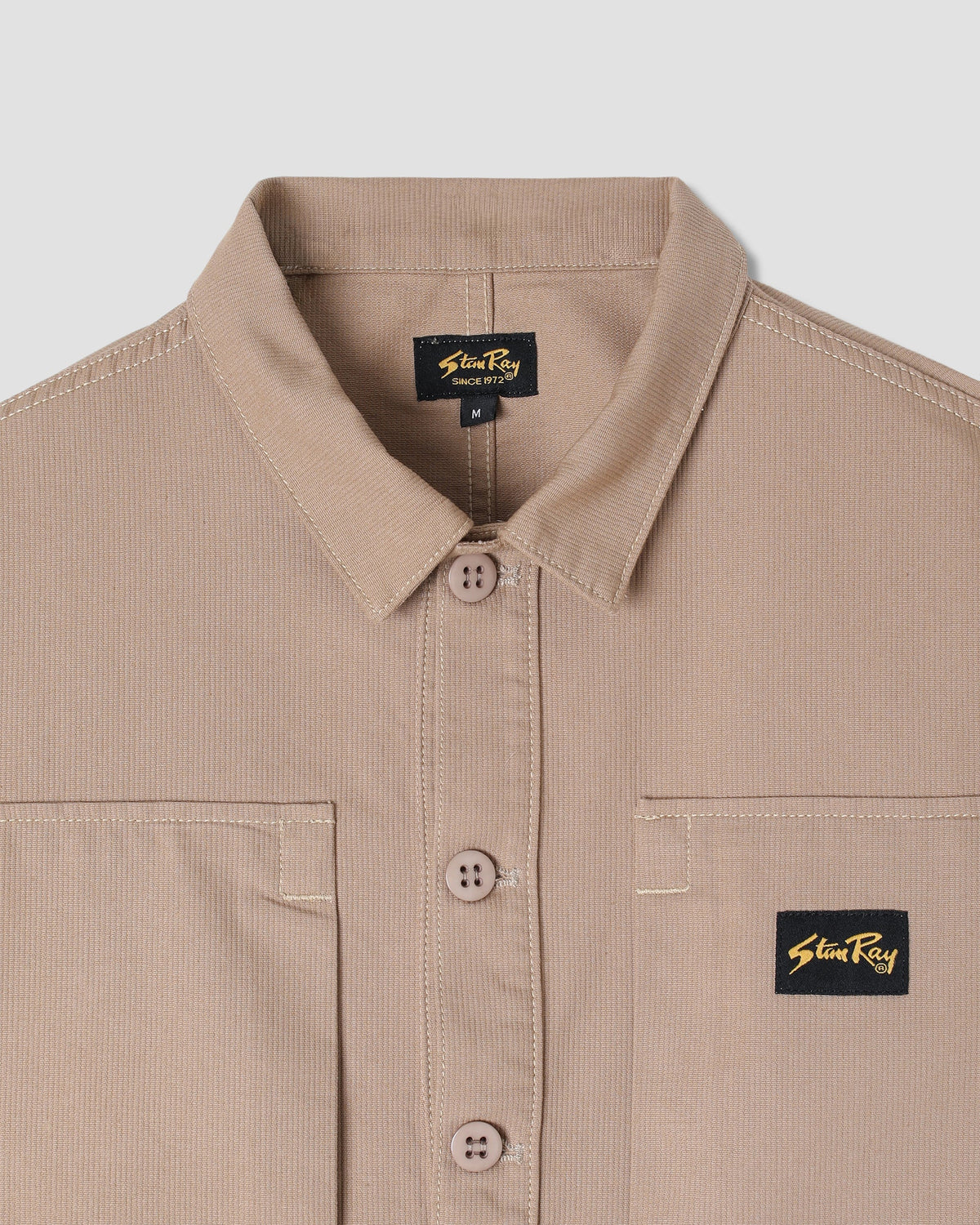 Stan Ray Painters Pop Over Shirt - Khaki Bedford