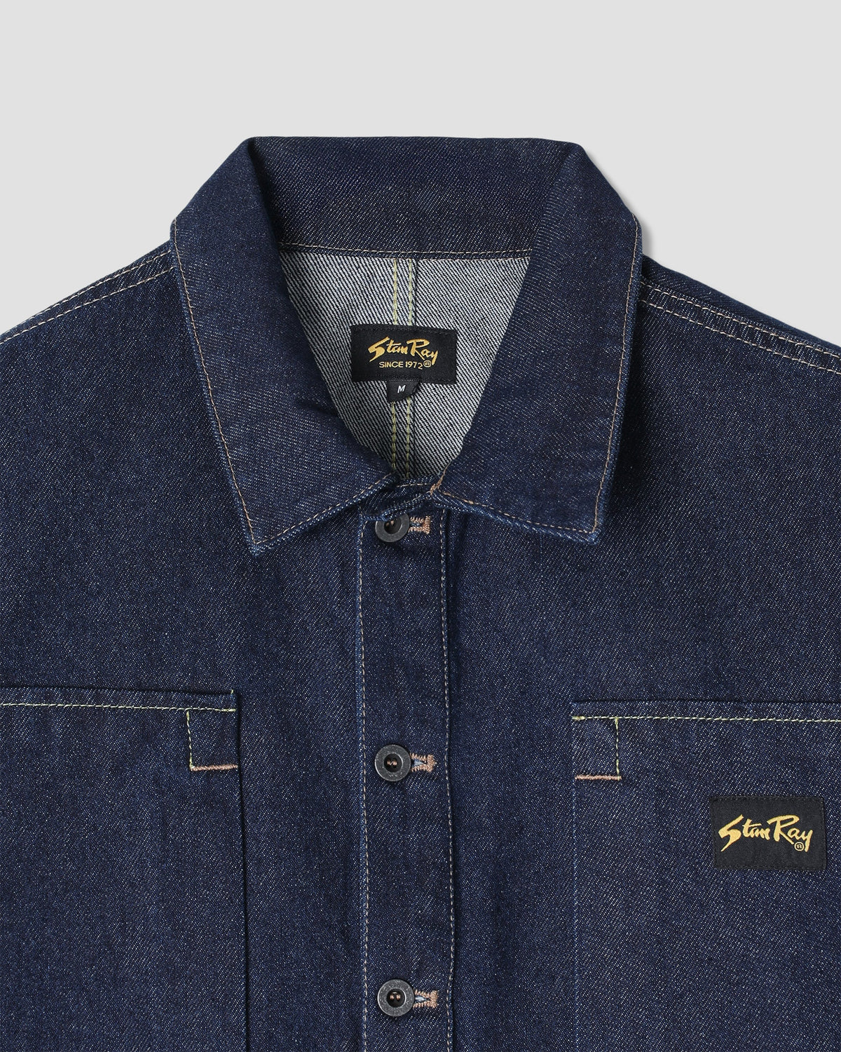 Stan Ray Painters Pop Over Shirt - Single Rinse Denim