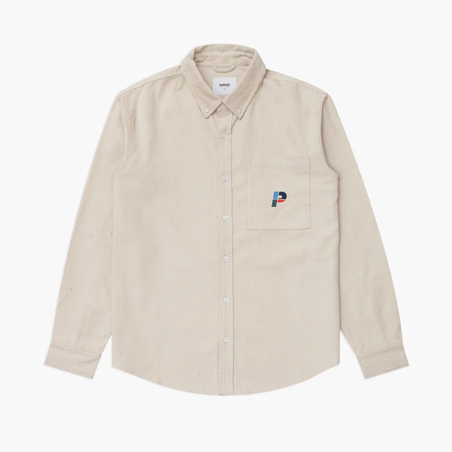 Parlez Quest Cord Shirt - Ecru