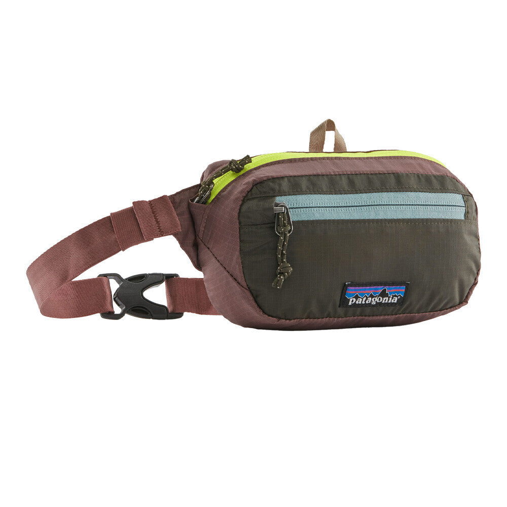 Patagonia UltraLight Mini Hip Pack - Patchwork / Pine Needle Green