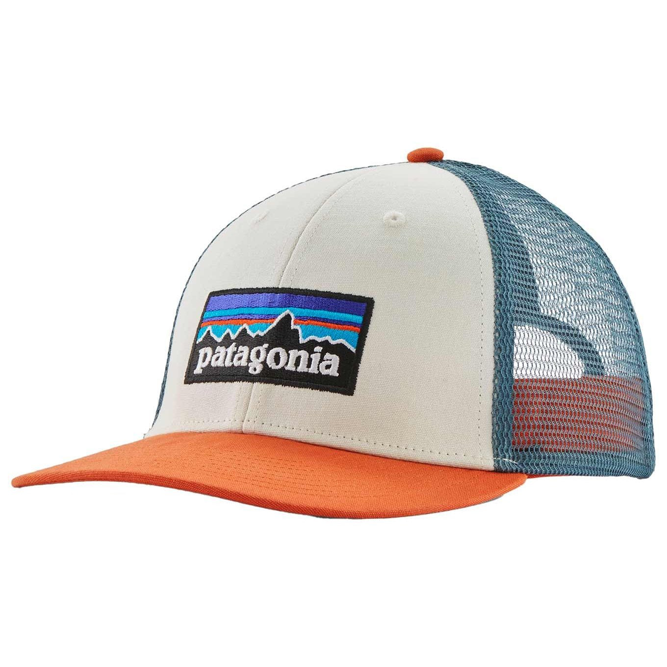 Patagonia P-6 Logo Lopro Trucker - White / Redtail Rust