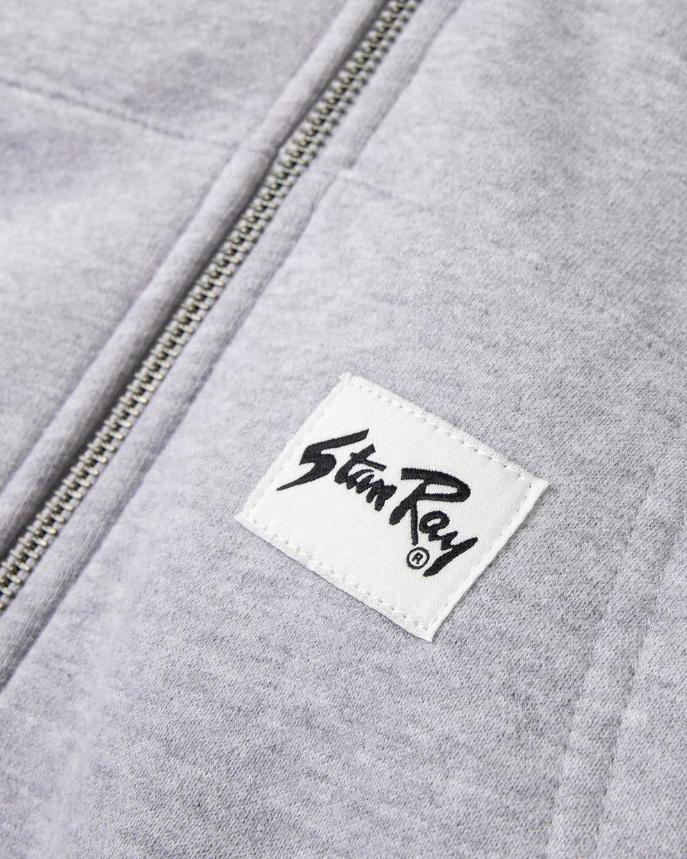 Stan Ray Patch Zip Hood - Grey Heather