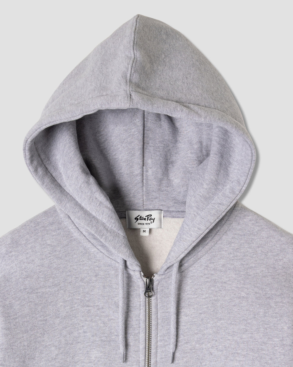 Stan Ray Patch Zip Hood - Grey Heather