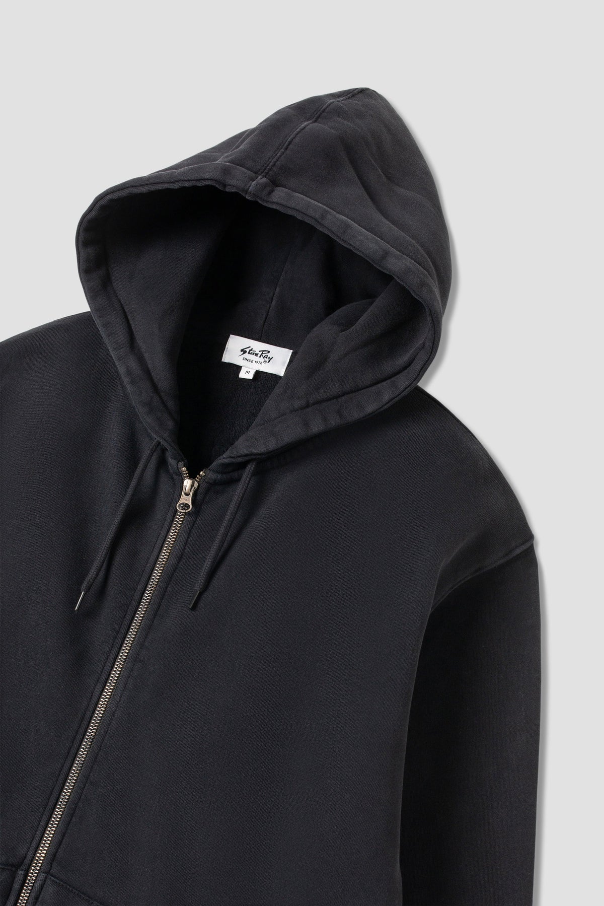Stan Ray Patch Zip Hood - Washed Black
