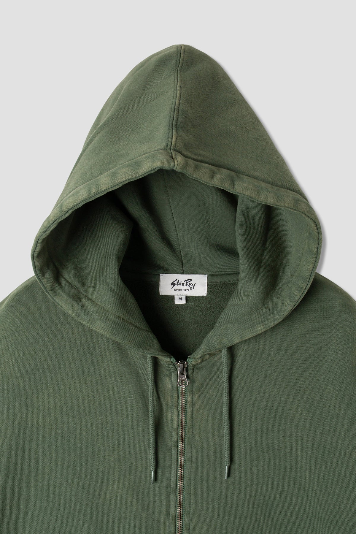 Stan Ray Patch Zip Hood - Washed Green