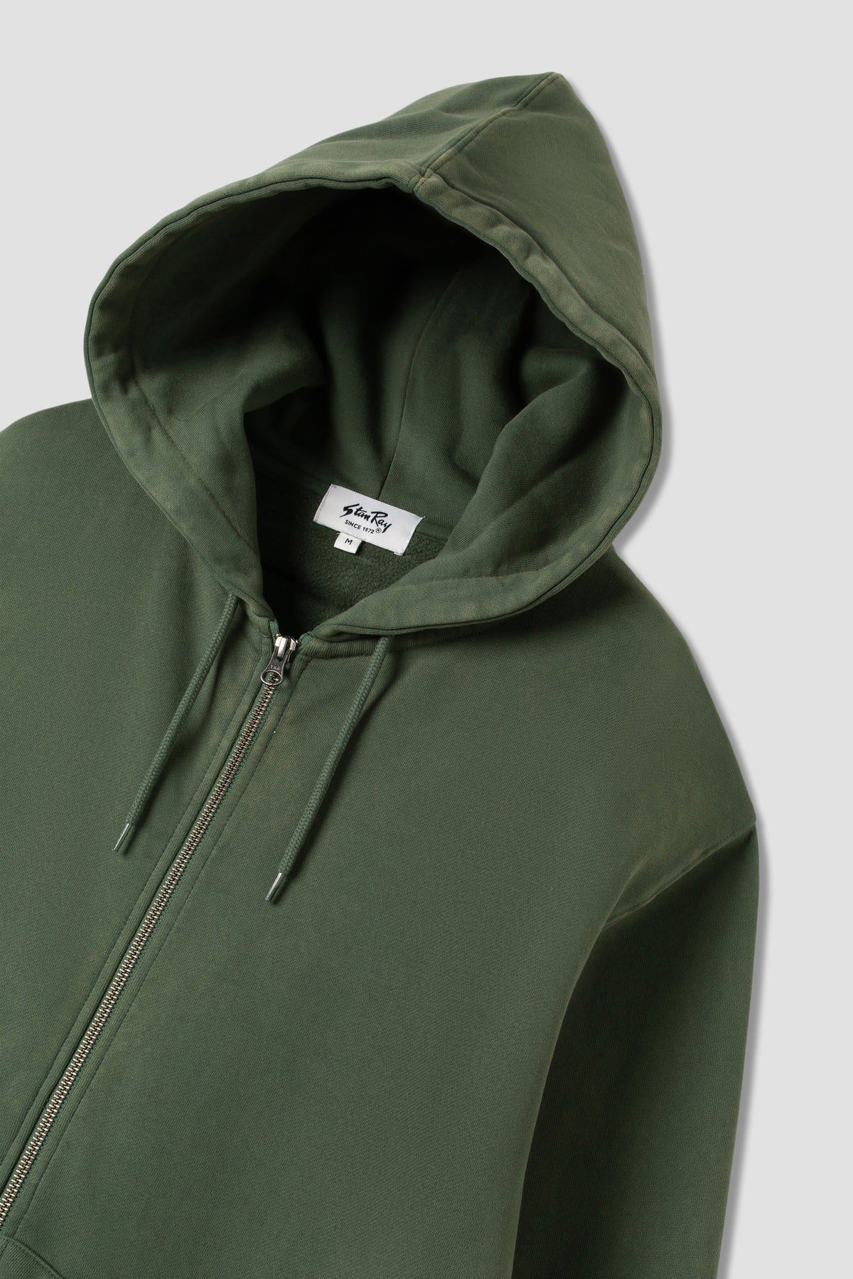 Stan Ray Patch Zip Hood - Washed Green