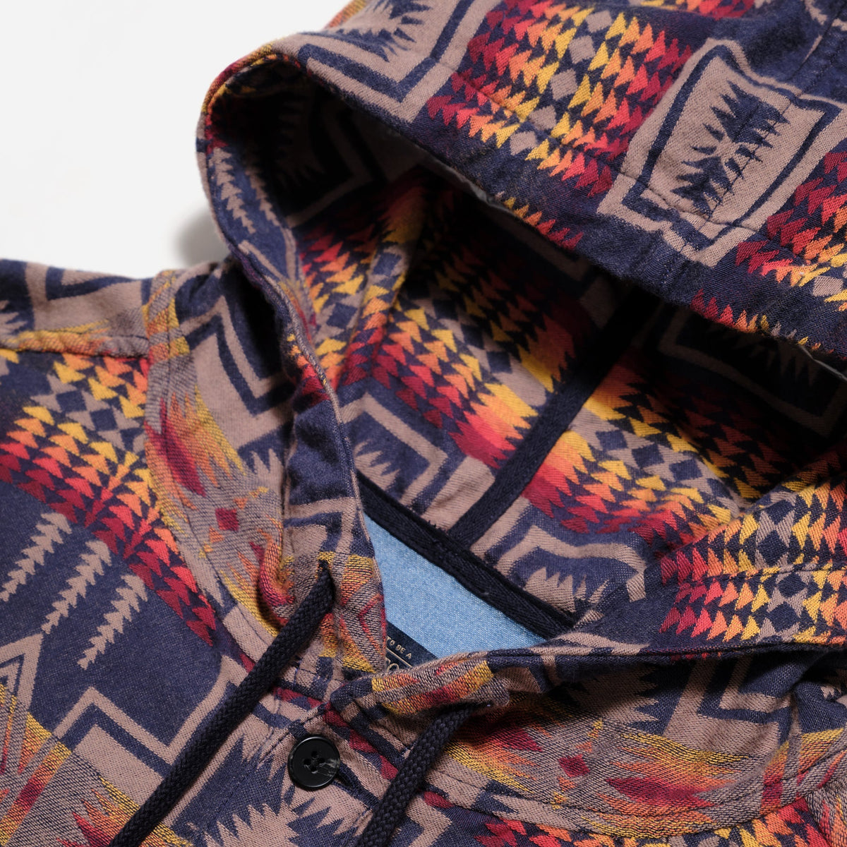 Pendleton Surf Hoodie - Harding Navy / Red