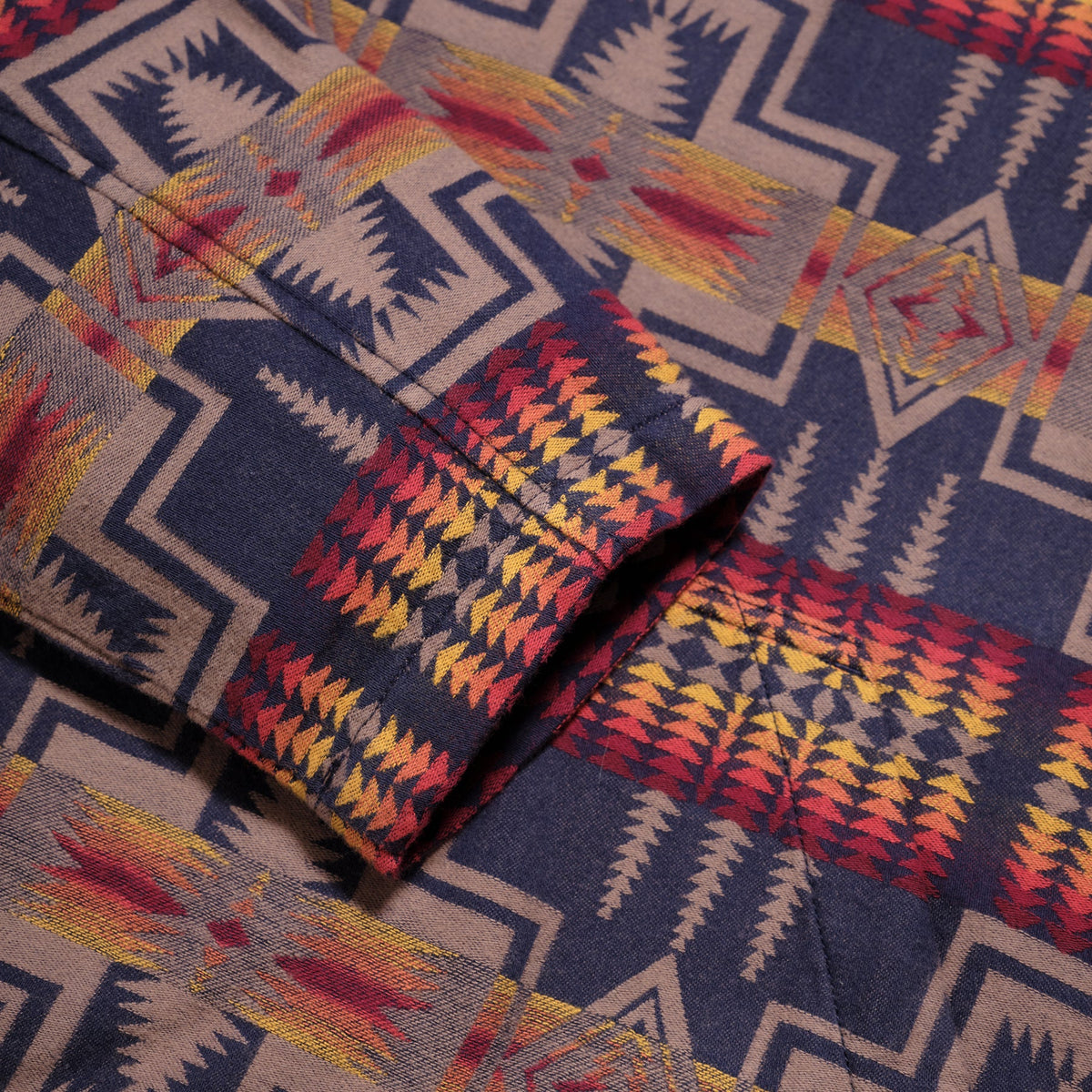 Pendleton Surf Hoodie - Harding Navy / Red