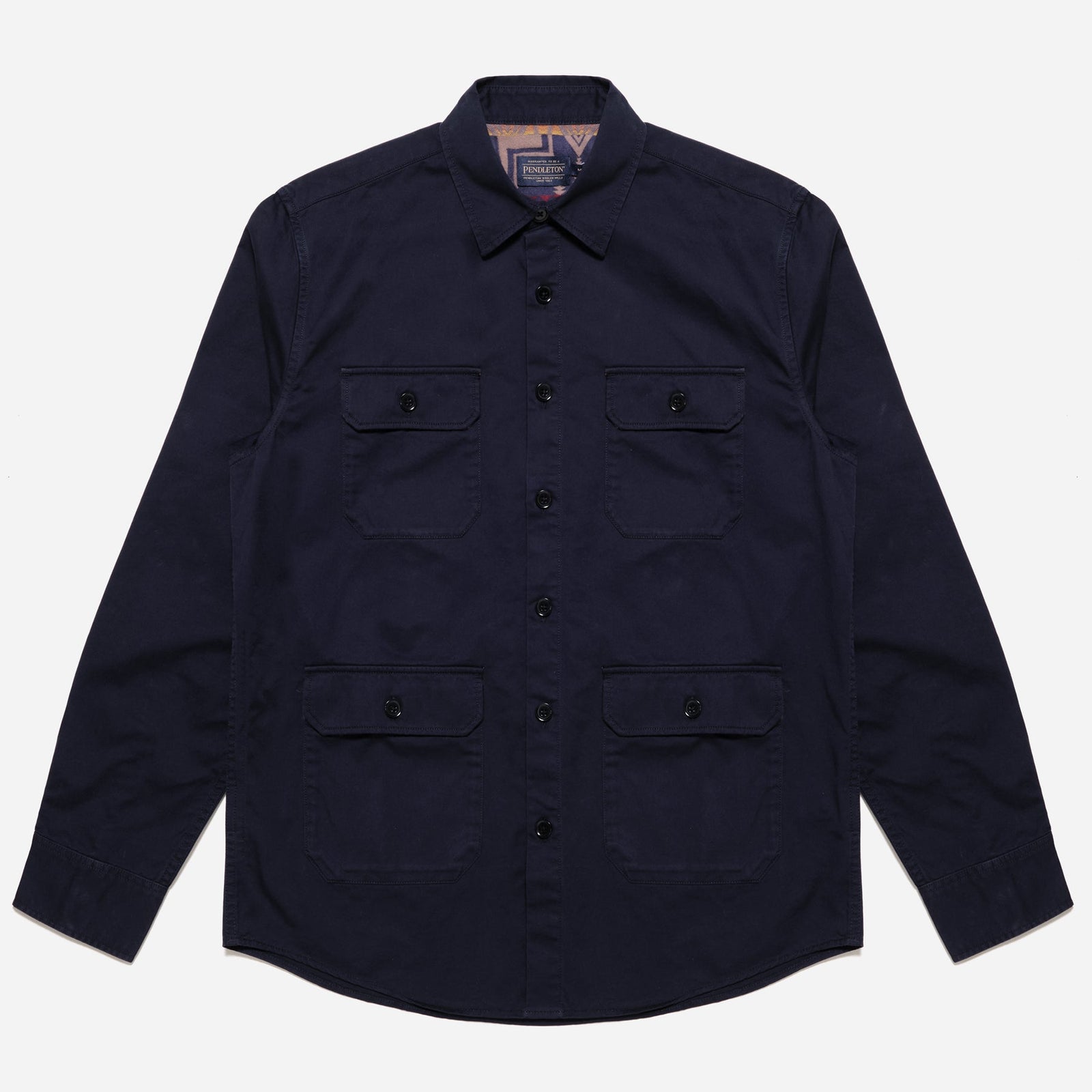 Pendleton Patchwork Explorer Shirt - Navy