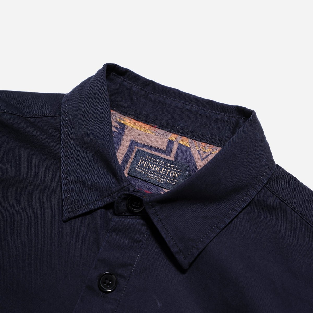 Pendleton Patchwork Explorer Shirt - Navy