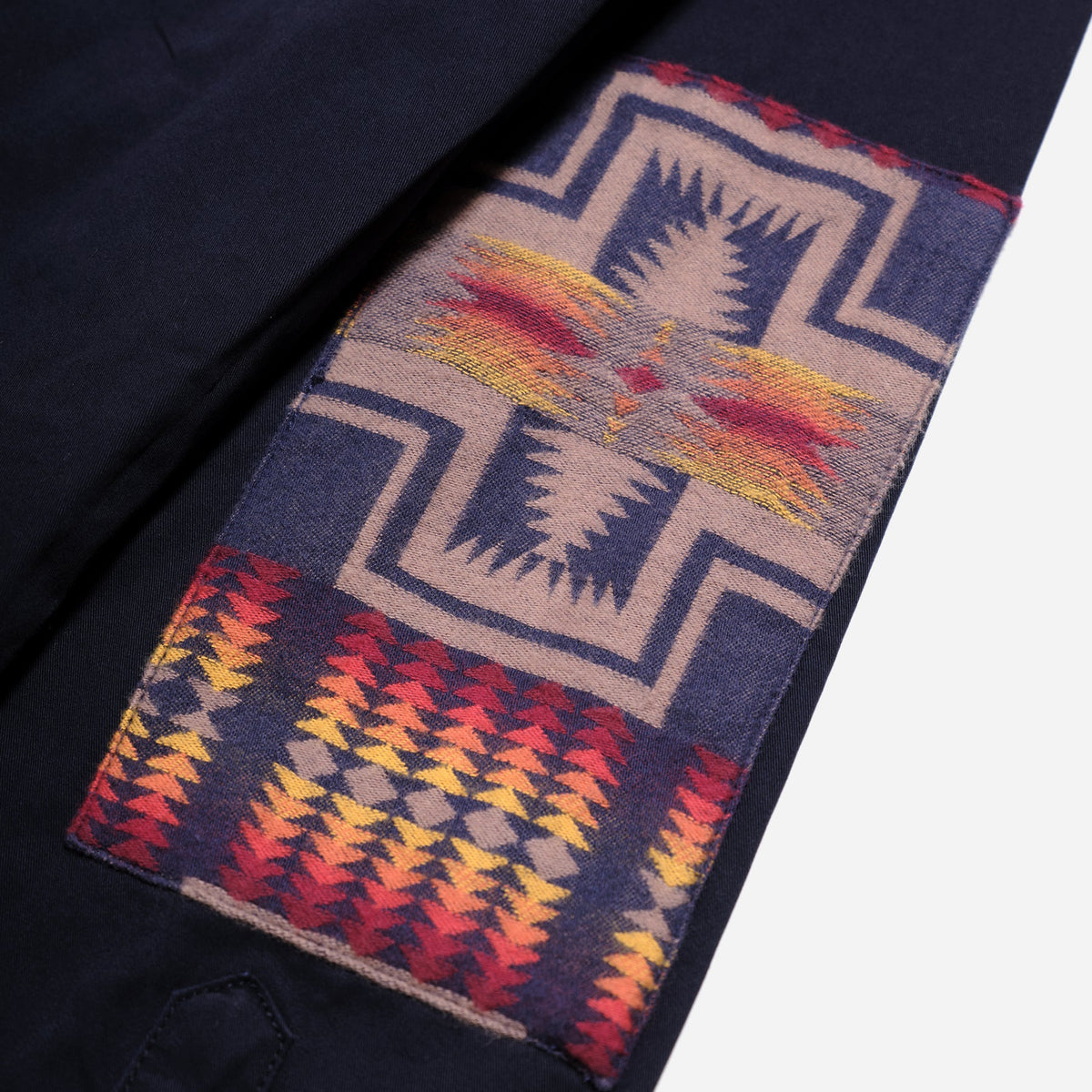 Pendleton Patchwork Explorer Shirt - Navy