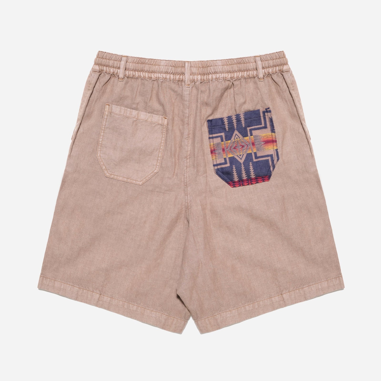 Pendleton Utility Patchwork Shorts - Khaki