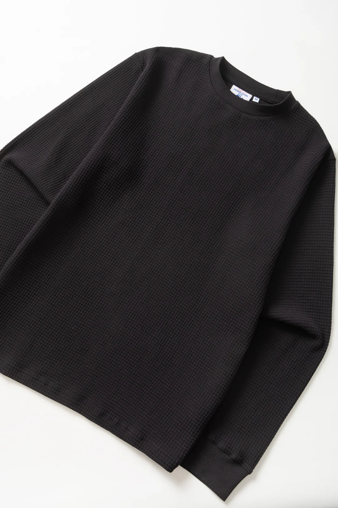 Power Goods Thermal Waffle LS T-Shirt - Black
