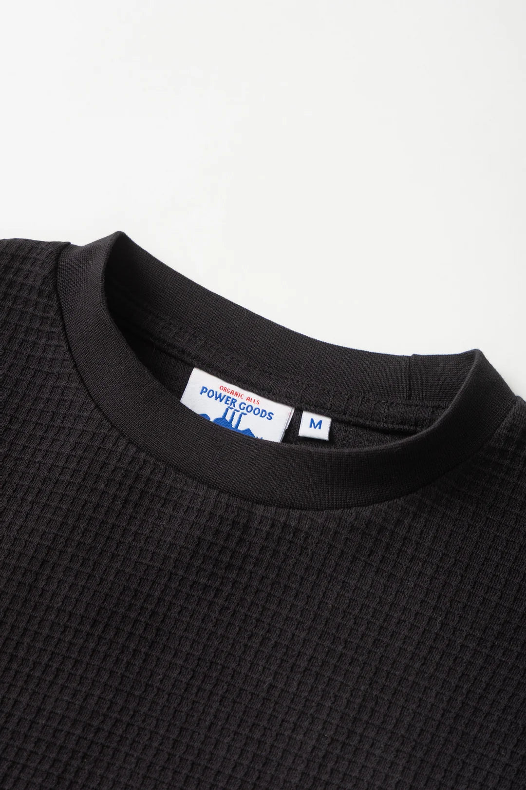 Power Goods Thermal Waffle LS T-Shirt - Black