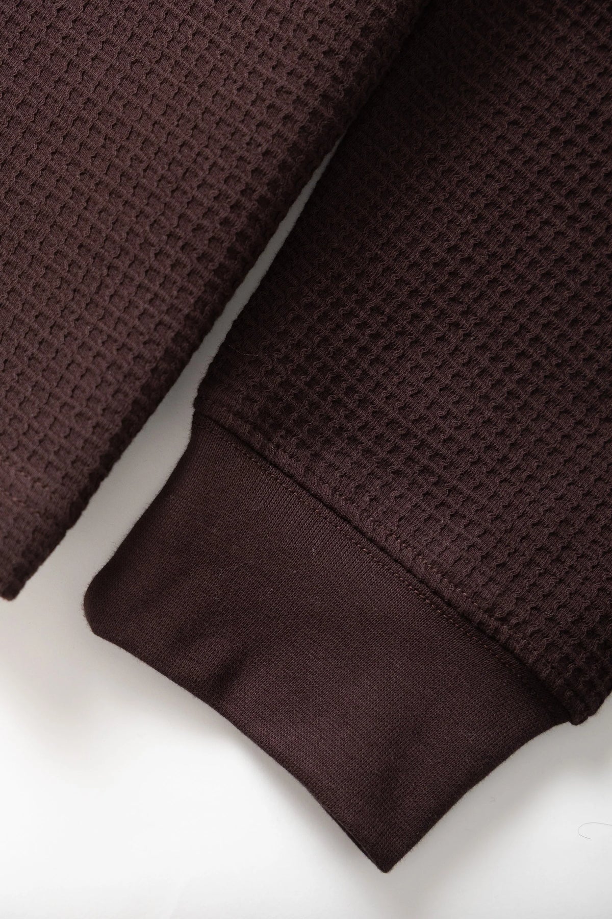 Power Goods Thermal Waffle LS T-Shirt - Coffee